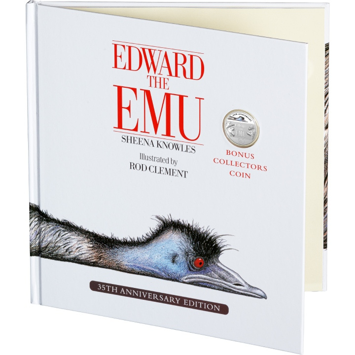35° anniversario di Edward l'Emu colorato 20c rame-nichel 2023