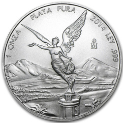 Mexican Libertad 1 uncja Srebra 2014