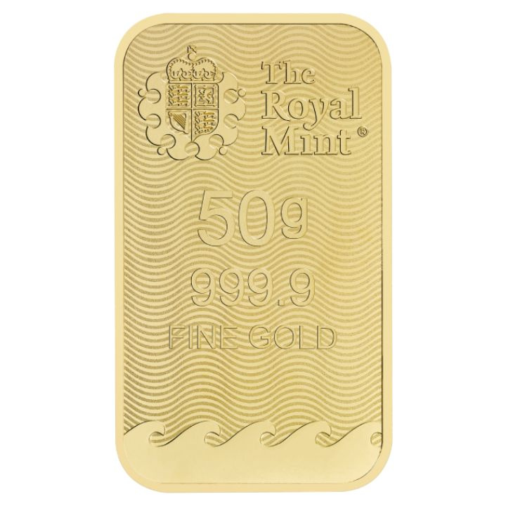 The Royal Mint - Britannia 50 gram Gold Bar
