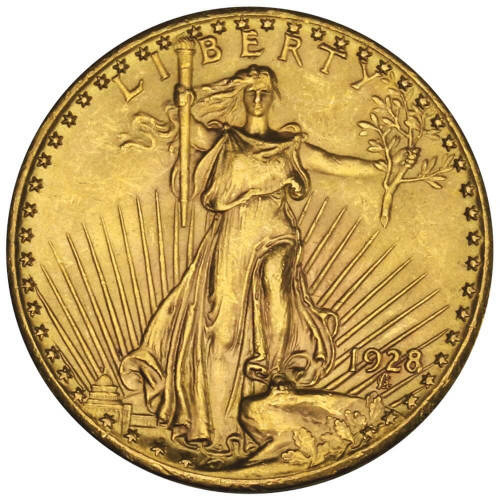 Saint-Gaudens Gold Double Eagle 20 dolarů Různé ročníky Stav 2