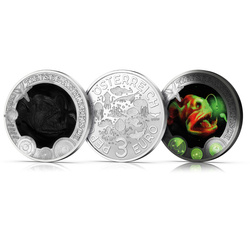 Deep-sea Anglerfish coloured 3 Euro Copper 2023