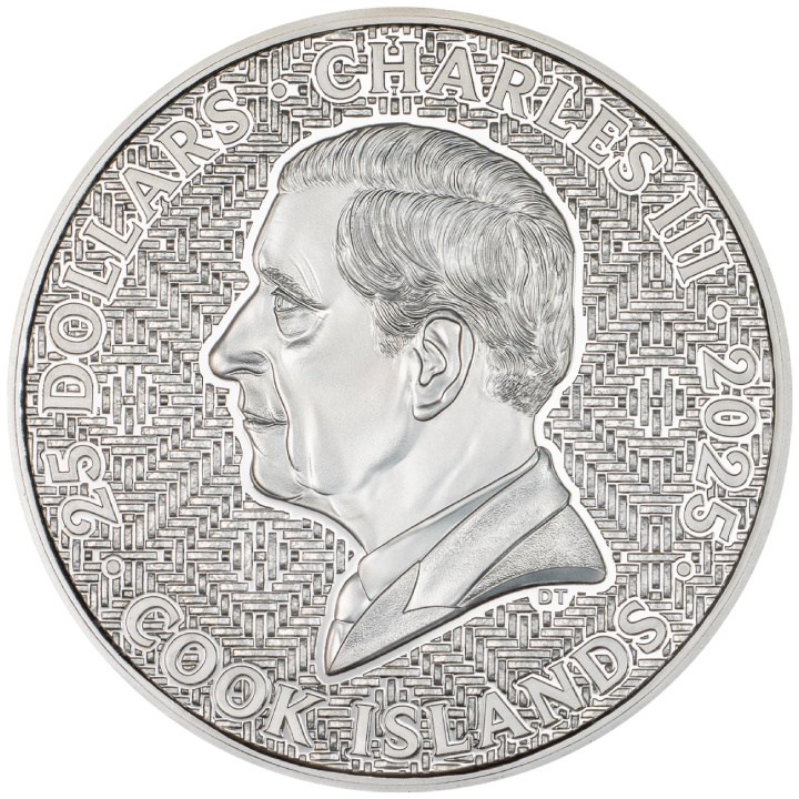 Cook Islands: Samurai 5 uncji Srebra 2025 Proof Ultra High Relief