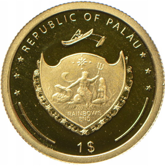 Fontána di Trevi 1 g zlata 2007 Proof