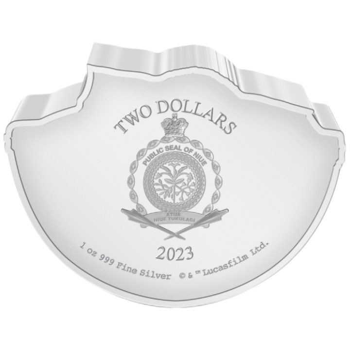 Niue: Star Wars The Mandalorian - Grogu Pod coloured 1 oz Silver 2023 Proof Coin