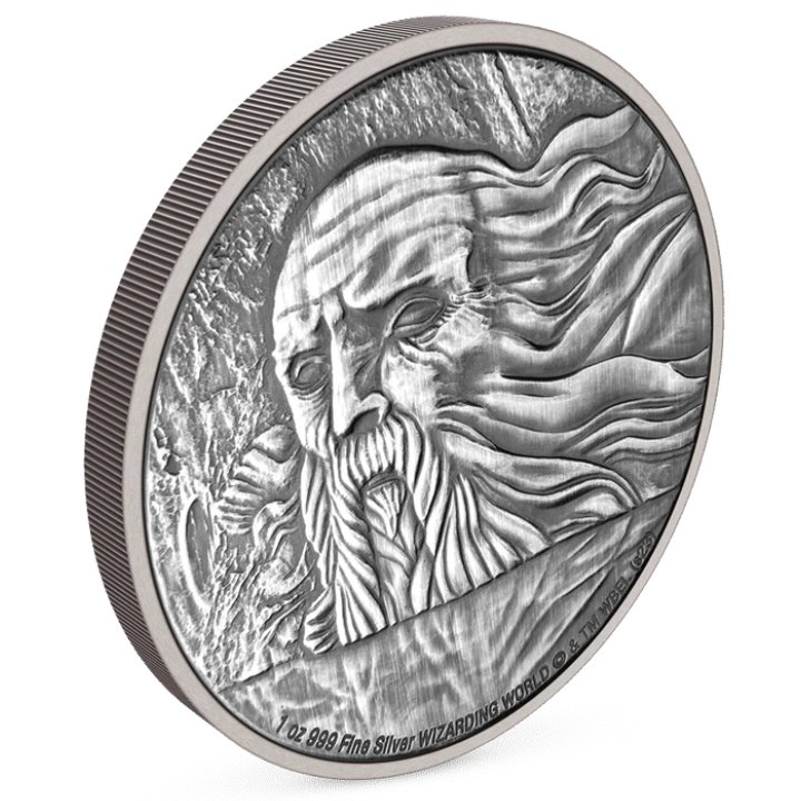 Niue: Harry Potter – Roxfort Titkok Kamrája 1 uncia ezüst 2023 Antik kivitel