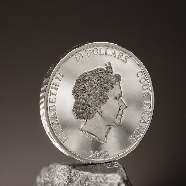 Cook Islands: Striking Heads - The Vexed Man 2 uncje Srebra 2023 Proof Ultra High Relief