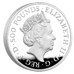 Lunar: Anno del Tigre 1000 grammi d'argento 2022 Proof