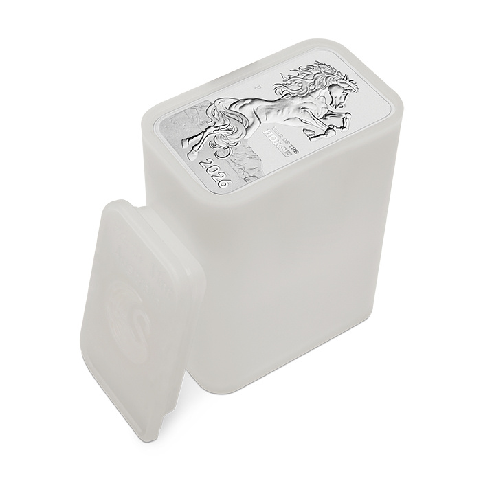 Pièce-lingot Perth Mint : Lunar III – Année du Cheval, 1 once d’argent, 2026