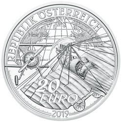 Raggiungere il cielo: Il primo volo 20 Euro 2019 Proof