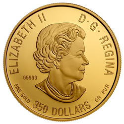 Majestatyczny Łoś 35 gramów Złota 2014 Proof