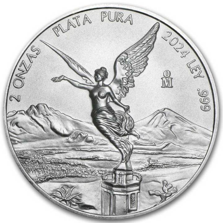 Libertad messicana 2 once d'argento 2024