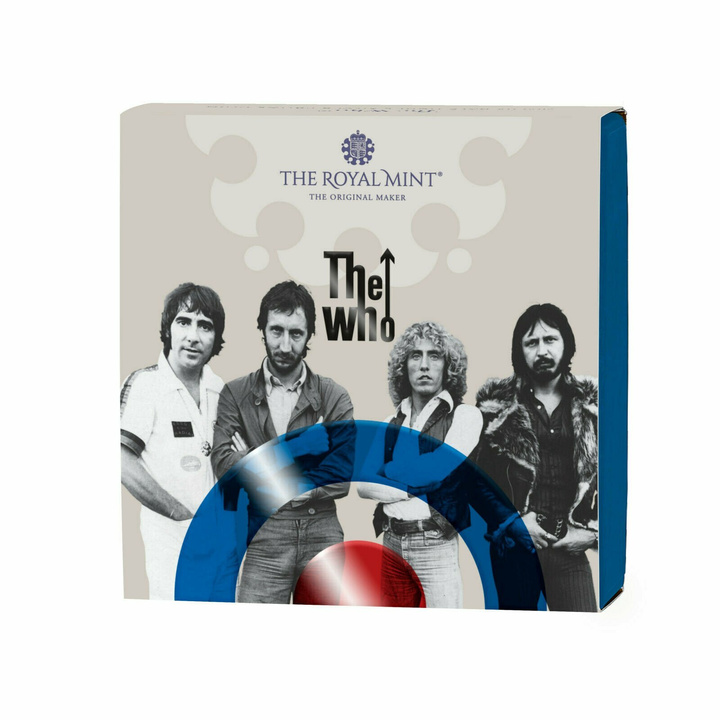 Legendy Muzyki: THE WHO 1/2 uncji Srebra 2021 Proof