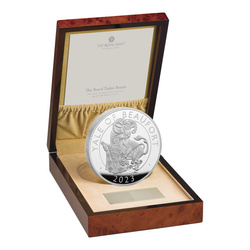 Les bêtes royales Tudor : Le yale de Beaufort 1000 grammes d'argent 2023 Proof