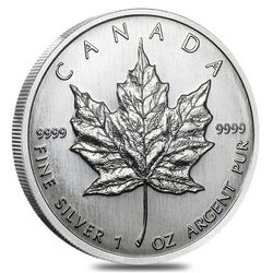Maple Leaf 1 oz Silber 1989