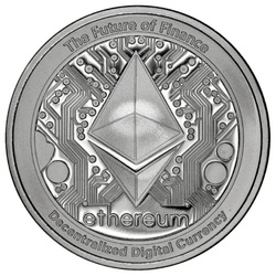 Niue: Ethereum 1 uncja Srebra 2025
