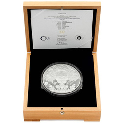 Niue : Czech Lion 3000 grammes d'argent 2023 Proof Hologram