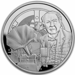 Niue: Icons of Inspiration - Thomas Edison 1 oz Silver 2023 Proof Coin