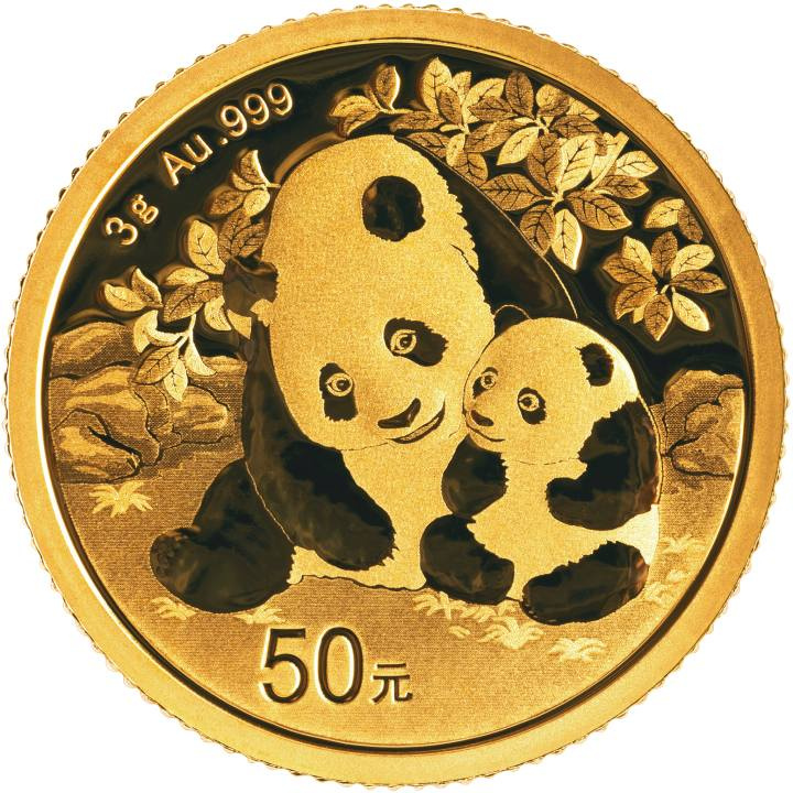 Chińska Panda 3 gramy Złota 2024
