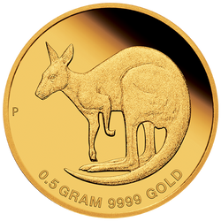 Australijski Kangur 0,5 grama Złota 2021