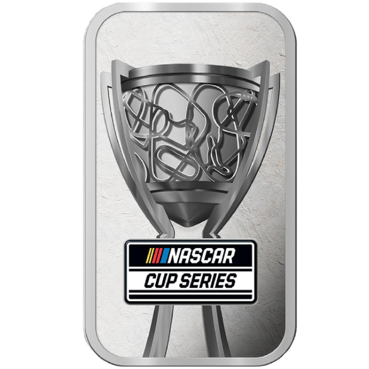 Lingotto Nascar International Cup colorato 1 oncia d'argento 2025