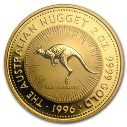 Australisches Känguru - Nugget 2 oz Gold 1996