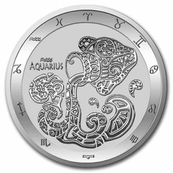 Tokelau: Zodiac Series - Aquarius 1 oz Silber 2022