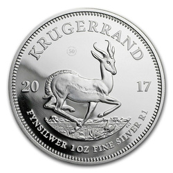 Krugerrand 1 uncja Srebra 2017 (50 rocznica) PROOF