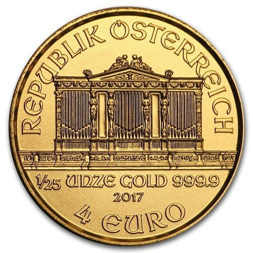 Filarmónica de Viena 1/25 onzas Oro 2018