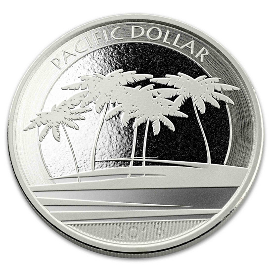 Fiji: Pacific Dollar 1 uncja Srebra 2018
