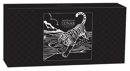 Lunar III: A tigris éve - Érmekészlet 3x1 oz ezüst 2022