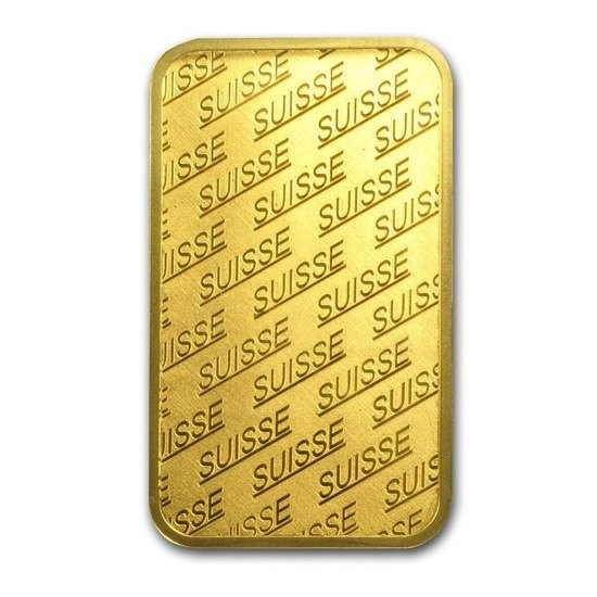 Lingote de Oro de 100 gramos Pamp Suisse Certipack