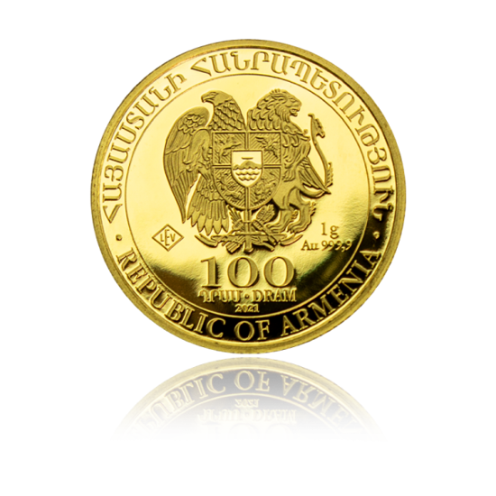 Arca di Noè 1 grammo d'oro 2021