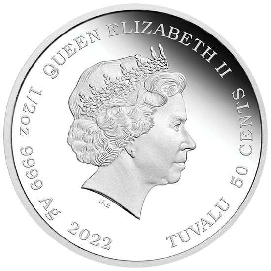 Lunar III: Mały Tygrys kolorowany 1/2 uncji Srebra 2022 Proof