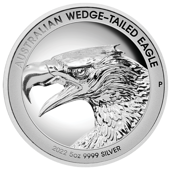 Águila Australiana 5 oz Plata 2022 Proof Ultra Alto Relieve
