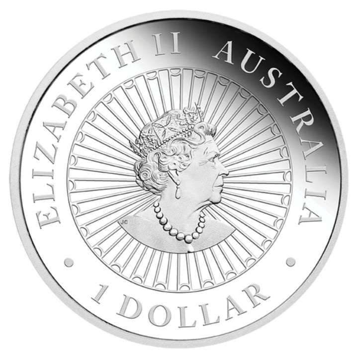 Perth Mint: Lunar III - Rok Królika 1 uncja Srebra 2023 Proof Opal