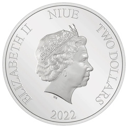 Niue: Transformers - Bumblebee coloured 1 oz Silber 2022 Proof