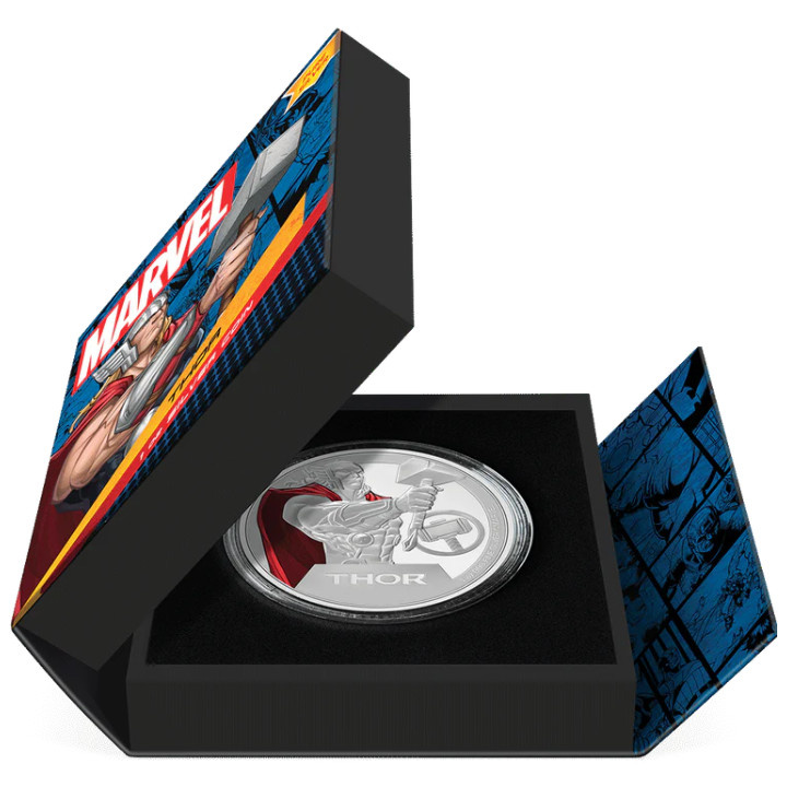 Niue: Marvel - Thor coloured 1 oz Silber 2023 Proof