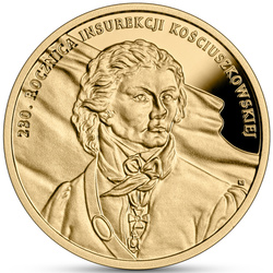 230e anniversaire de l'insurrection de Kościuszko 100 zł Or 2024 Proof
