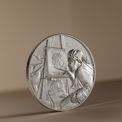 Cookovy ostrovy: Mistři umění – Claude Monet barevná 2 unce stříbra 2023 Proof Ultra High Relief