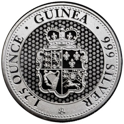 St Helena: Rose Crown Guinea 1.25 uncji Srebra 2018