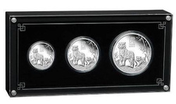 Lunar III: Rok Tygrysa - Zestaw 3 monet Srebro 2022 Proof