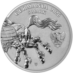 Сребърен медал Germania Beasts - Sleipnir 1 унция сребро 2026