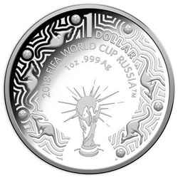 Australia 1 uncja Srebra 2018 FIFA World Cup 2018 Proof