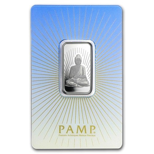 10 gramów Sztabka Srebra Pamp Suisse Buddyzm