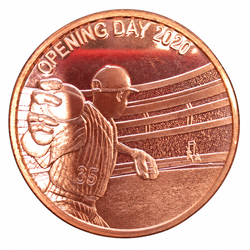 Baseball – Opening Day 2020 rézérem, 1 AVDP uncia