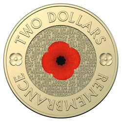 Zestaw 14 monet: 35th Anniversary of the Two Dollar kolorowany Brąz Aluminiowy 2023