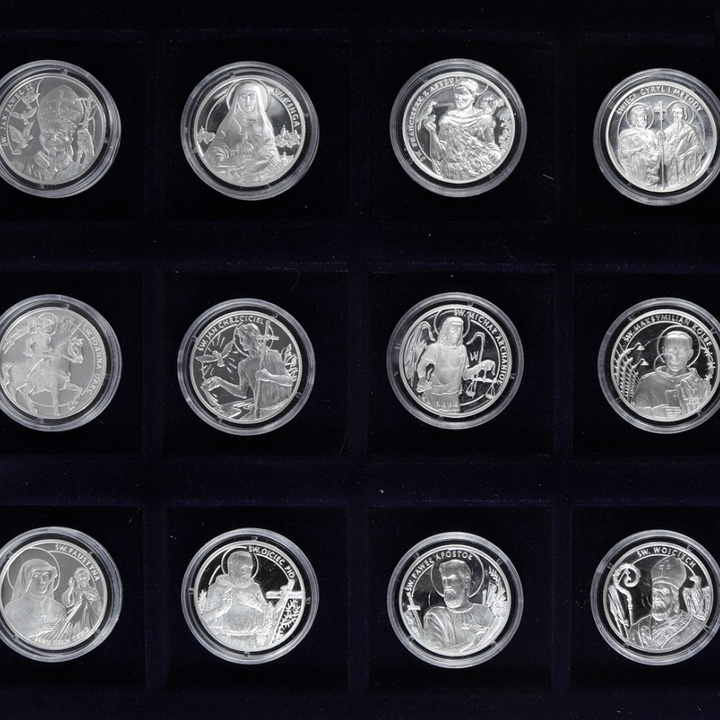 Medalla Aleatoria “Santos Más Importantes de la Iglesia” 10 g Plata 2020