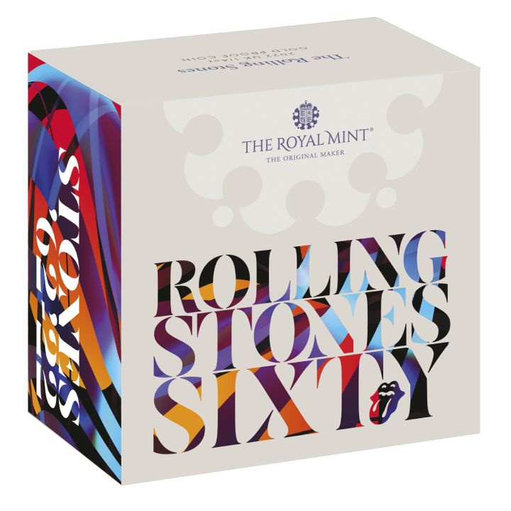 The Rolling Stones 1/4 uncji Złota 2022 Proof