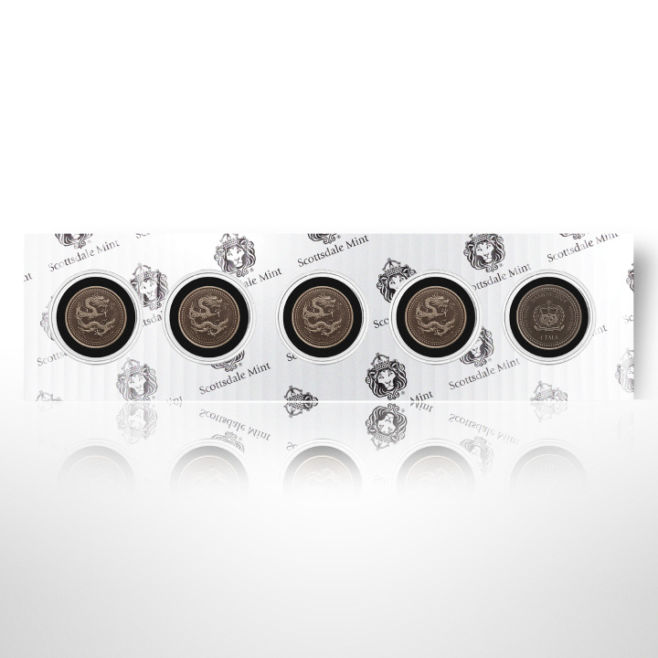 Samoa: Año del Dragón 1/2 oz Plata 2024 Moneda Antigua