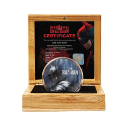 Niue: DC Comics - Batman kolorovaná 200 g Stříbra 2024 High Relief Antiqued Coin